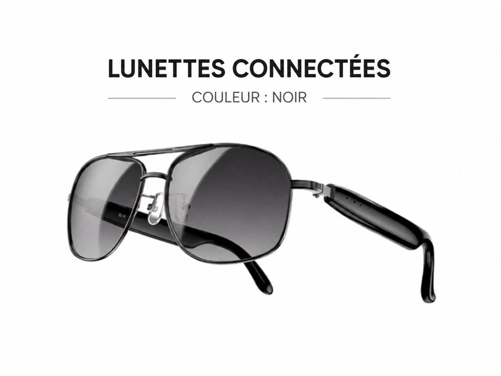 Lunettes Connectées Mains Libres – Bluetooth 6.0 & Audio Ouvert ADAPT Mobilité
