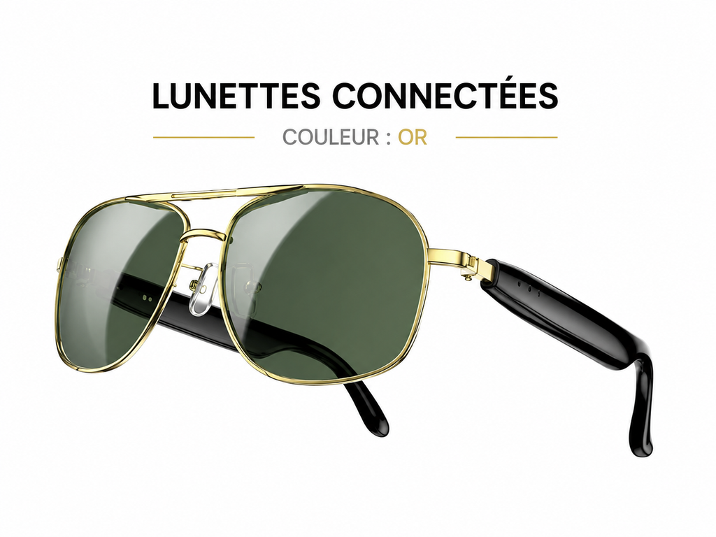 Lunettes Connectées Mains Libres – Bluetooth 6.0 & Audio Ouvert ADAPT Mobilité