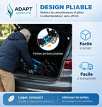 Déambulateur avec siège pliable – rollator sécurisé avec frein ADAPT MOBILITE