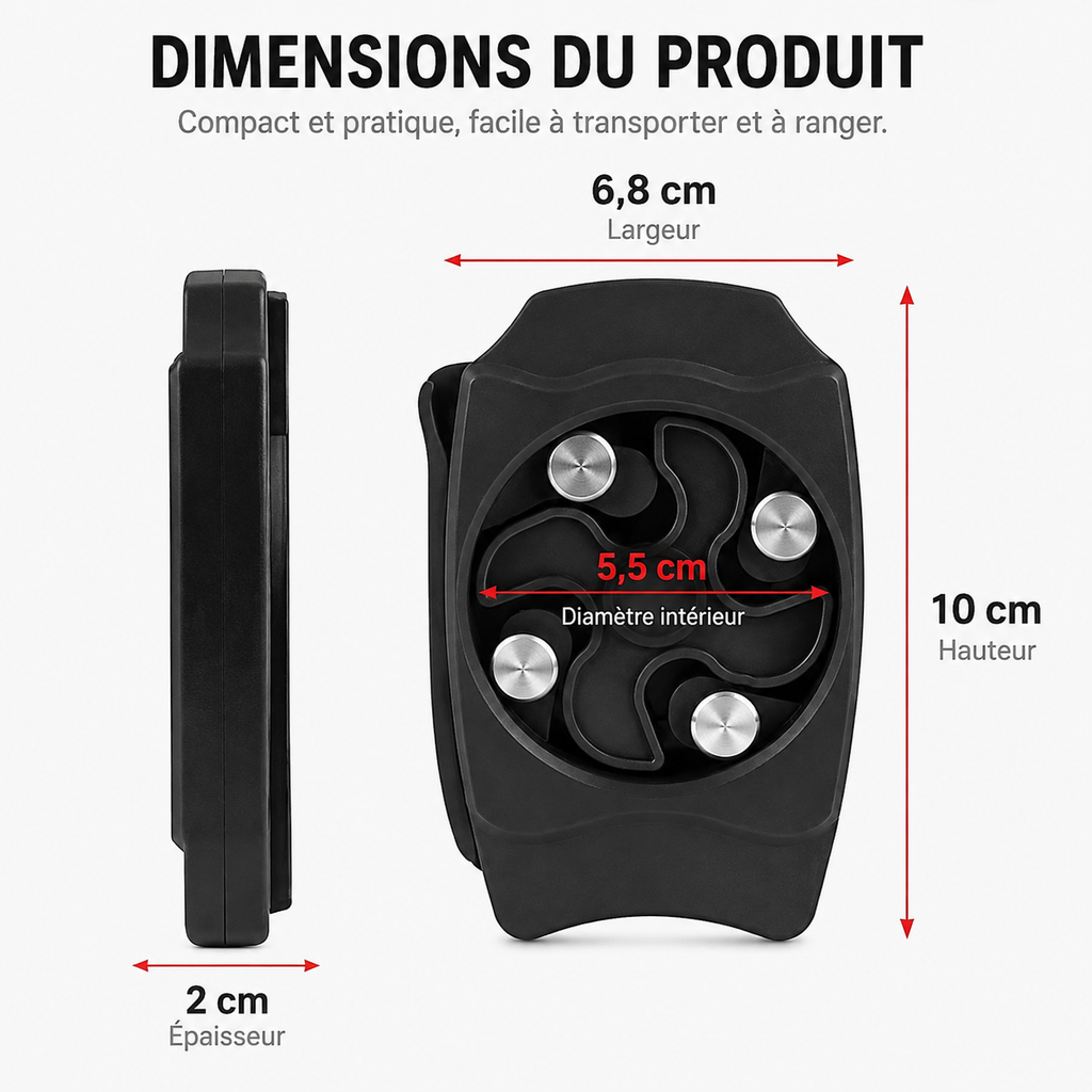 Ouvre-Canette Multifonction  – Ouvre-Boîte Portable ADAPT Mobilité