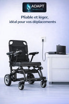 Fauteuil roulant électrique pliant ultra léger – 9,8 kg ADAPT MOBILITE