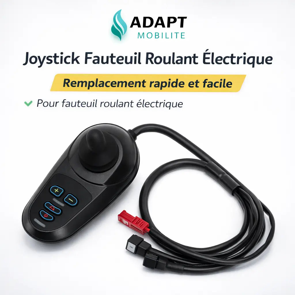 Joystick Fauteuil Roulant Électrique 24V ADAPT MOBILITE