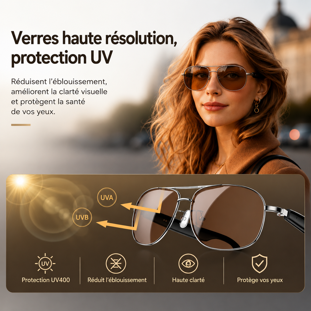 Dimensions et caractéristiques des lunettes connectées