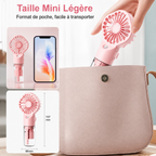 Mini Brumisateur Ventilateur Portable — Rafraîchissant & Hydratant ADAPT Mobilité