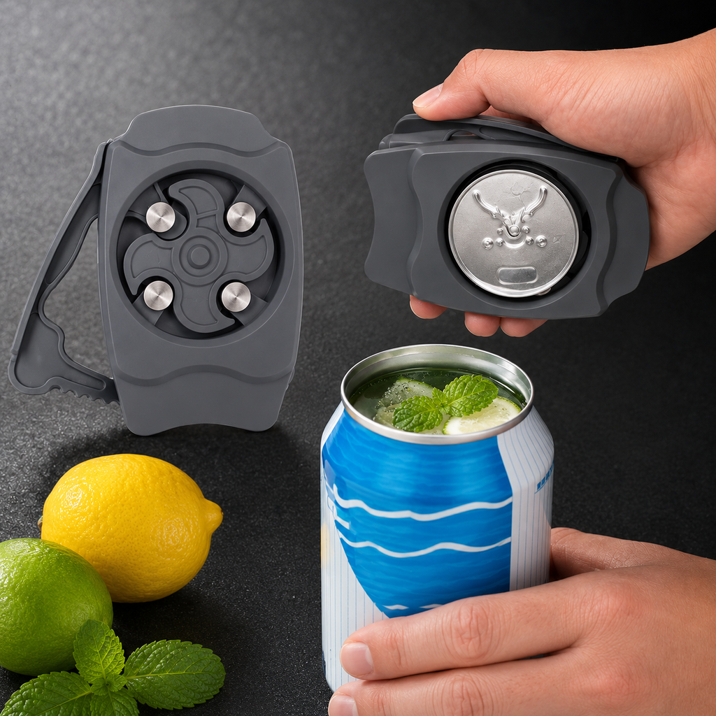 Ouvre-Canette Multifonction – Ouvre-Boîte Portable ADAPT Mobilité