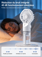 Mini Brumisateur Ventilateur Portable — Rafraîchissant & Hydratant ADAPT Mobilité