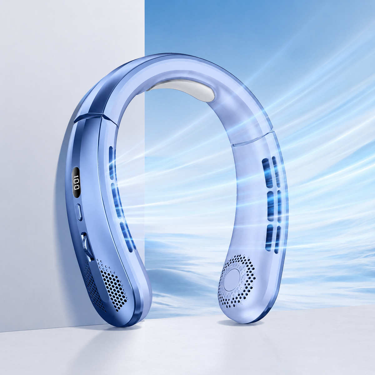 Ventilateur de Cou Rechargeable USB – Refroidissement Sans Pales ADAPT Mobilité