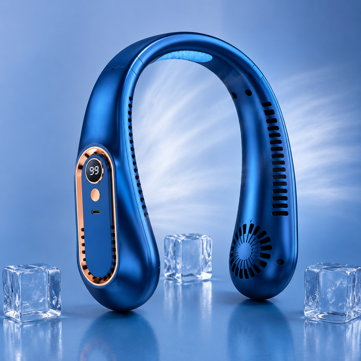 Ventilateur de Cou Rechargeable USB – Refroidissement Sans Pales ADAPT Mobilité