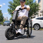 Accessoires et système de fixation du handbike électrique
