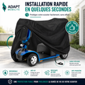 housse scooter electrique pmr xl impermeable protection pluie soleil poussiere