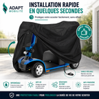 housse scooter electrique pmr xl impermeable protection pluie soleil poussiere