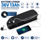 Batterie lithium 36 V 13 Ah pour handbike électrique