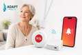 Bouton SOS connecté avec passerelle et application mobile pour personnes âgées - ADAPT Mobilité
