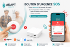 Bouton d'urgence SOS Zigbee Tuya Smart Life — pack complet 2 boutons et passerelle pour seniors