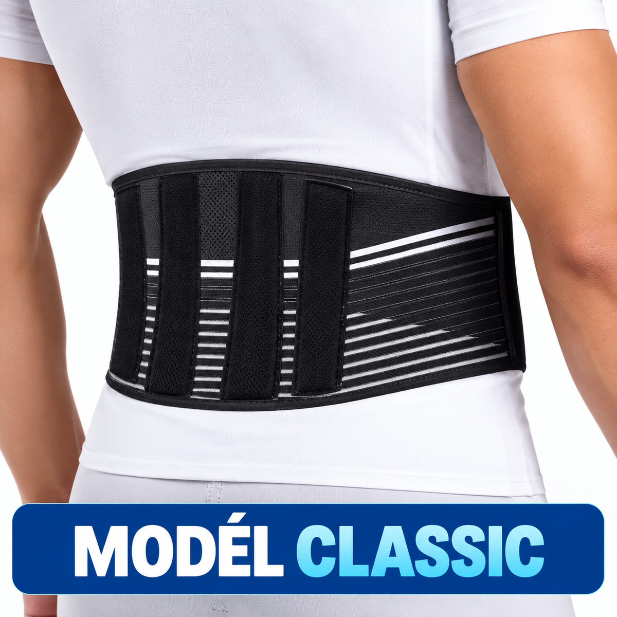 Ceinture Lombaire VELPEAU Homme & Femme – Maintien du Dos Réglable ADAPT Mobilité