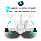 Coussin ergonomique anti-pression pour les hanches avec soutien du bassin et soulagement du coccyx – ADAPT Mobilité