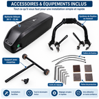 Écran LCD et commandes du handbike électrique pour fauteuil roulant
