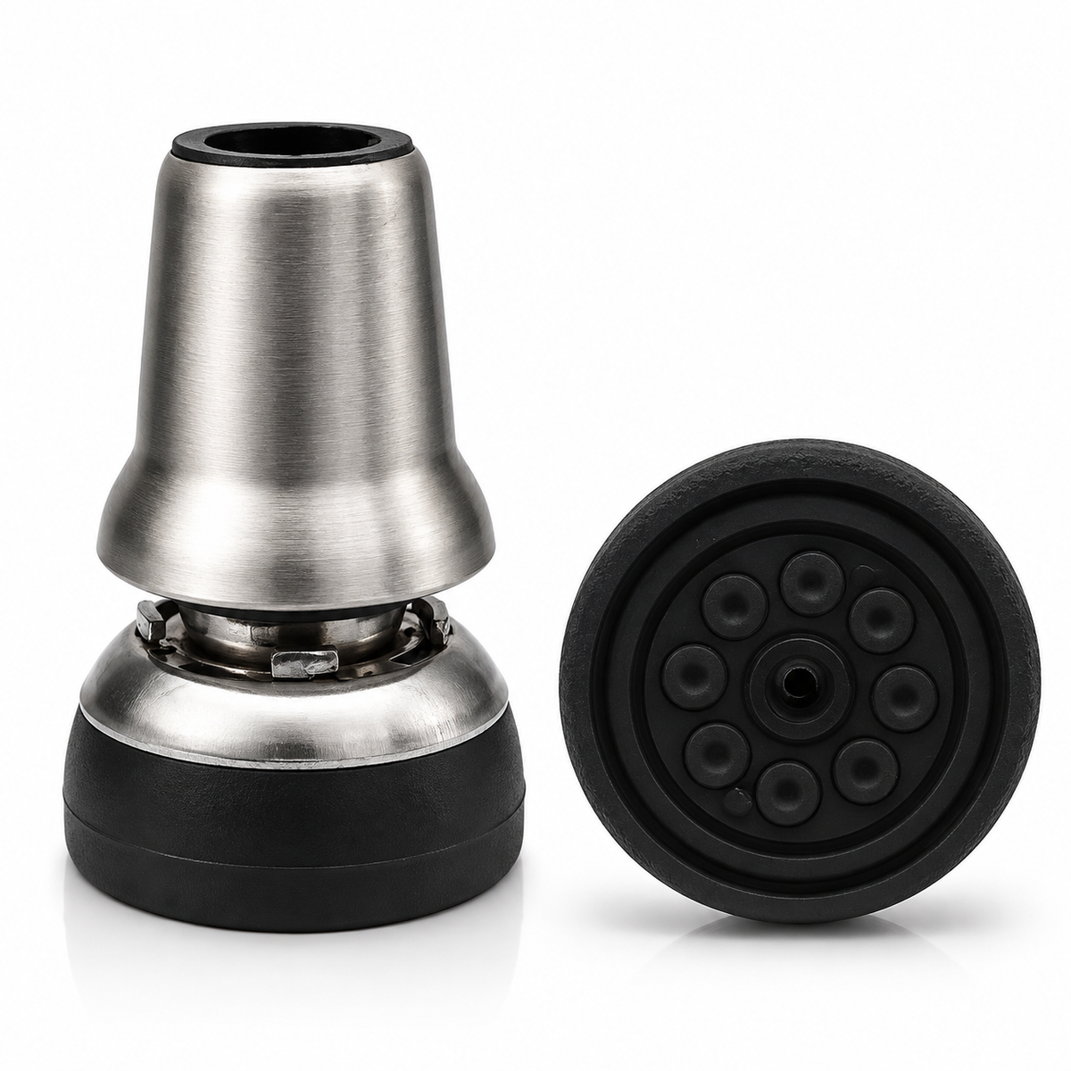 Embout de canne 22 mm avec dimensions 94 mm de hauteur et 63 mm de largeur