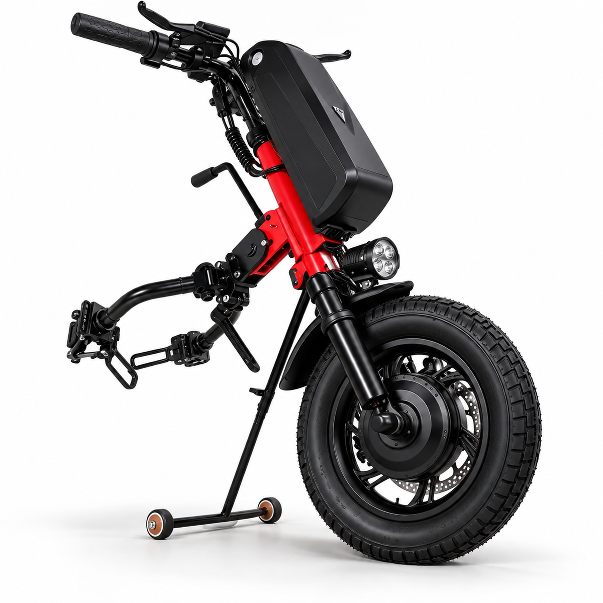 Handbike électrique 500 W pour fauteuil roulant manuel