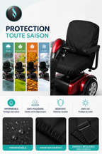 Housse de siège imperméable et anti-poussière pour scooter de mobilité électrique PMR