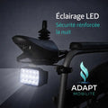 Éclairage LED Fauteuil Roulant Électrique – Puissance & Sécurité Nocturne ADAPT MOBILITE