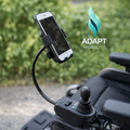 Support téléphone fauteuil roulant flexible ADAPT MOBILITE