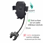Support téléphone fauteuil roulant flexible ADAPT MOBILITE