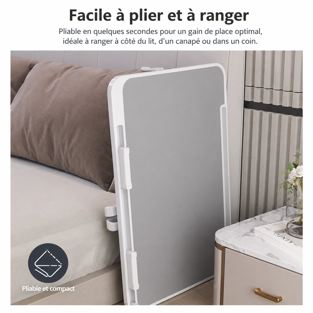 Table de lit pour ordinateur portable réglable en hauteur
