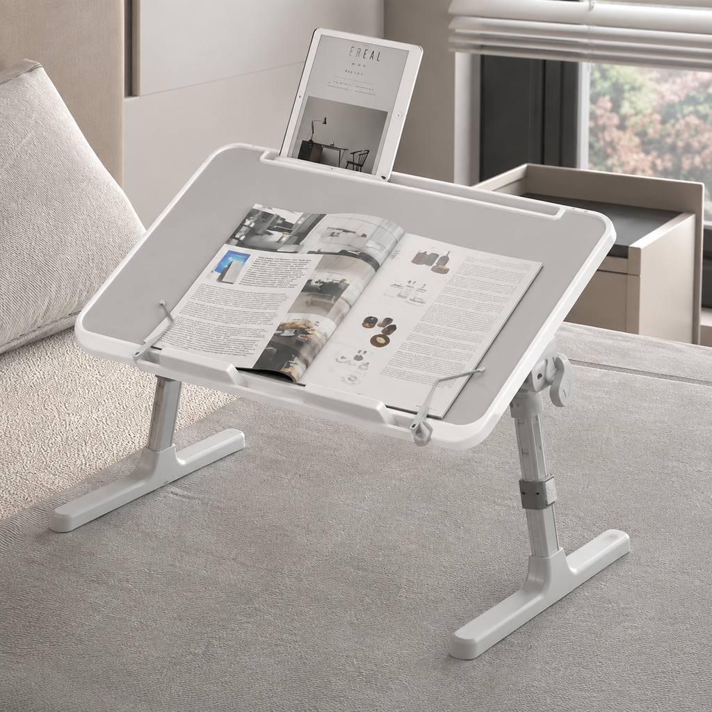 Table de lit réglable et inclinable pour ordinateur portable