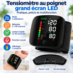 Kit tensiomètre, oxymètre et thermomètre disponible en version noire ou blanche